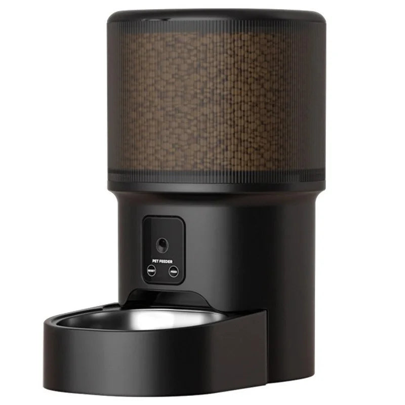Smart Timed Voice Control Hd Video Stainless Steel Bowl Pet Feeder