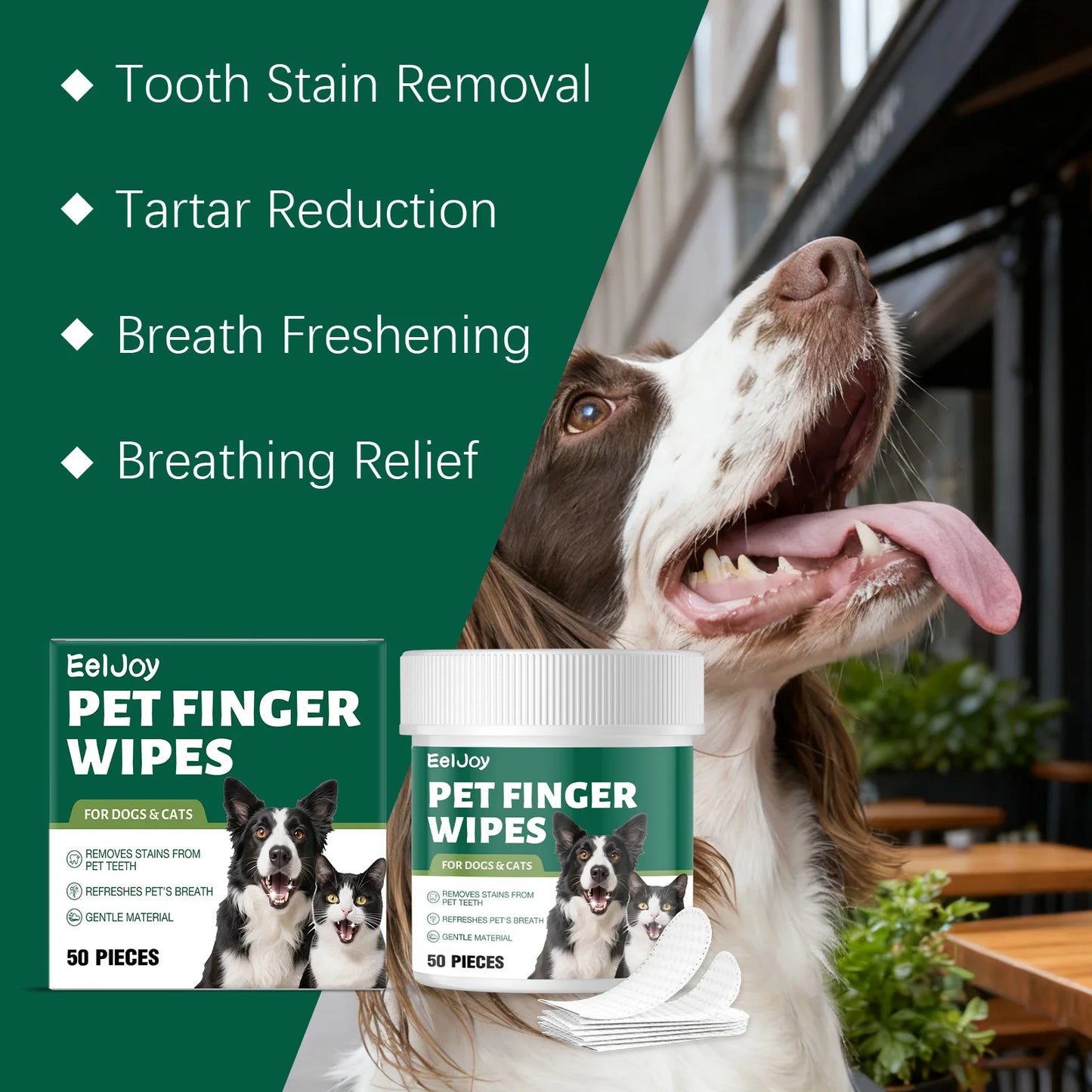 Pet Teeth Cleaning Wipes