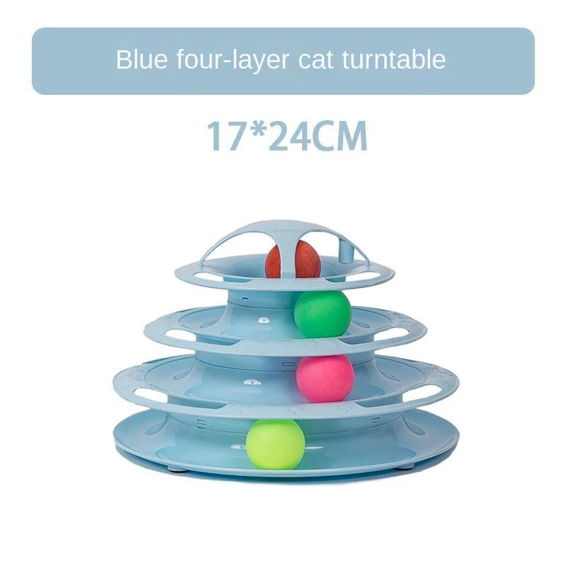 Four-layer Turntable Pet Intelligence Training
