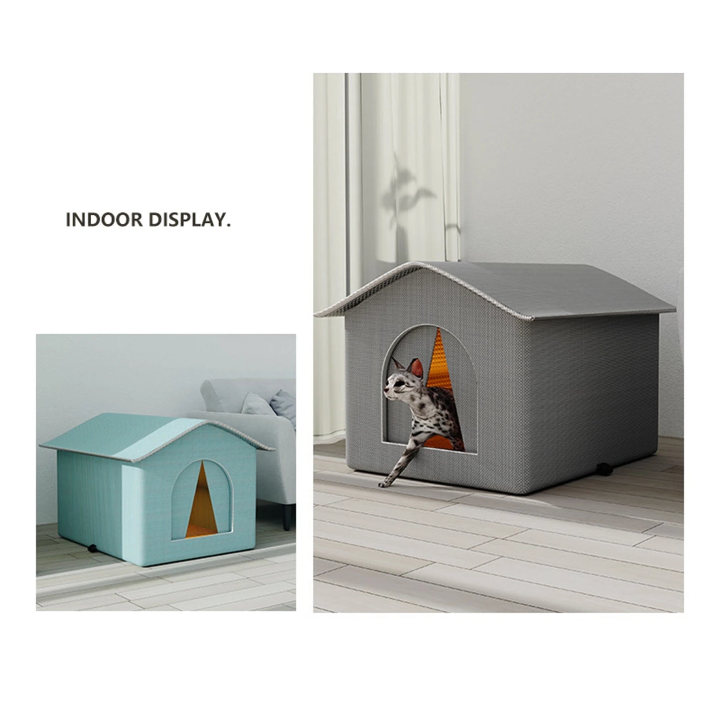 Pet Waterproof Rainproof Cold-Resistant Bed
