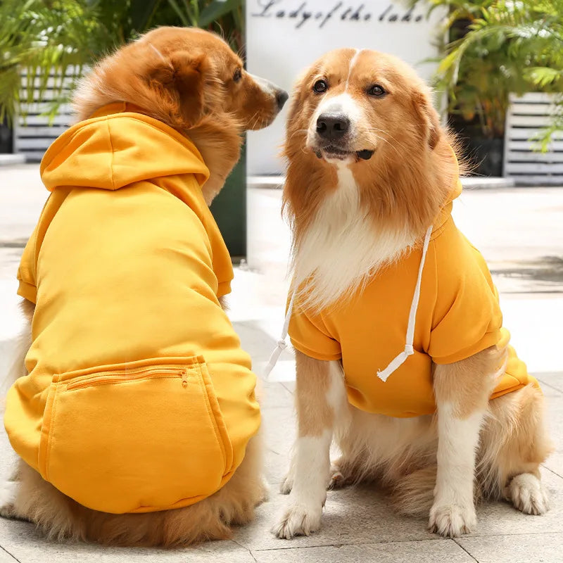 Hooded Long Sleeve Sweatshirt For Large Dogs