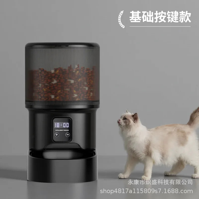 Smart Timed Voice Control Hd Video Stainless Steel Bowl Pet Feeder