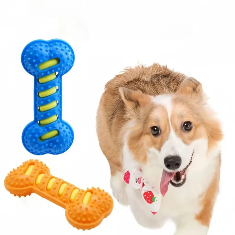 Rubber Bone Bite Resistant Chew Toy