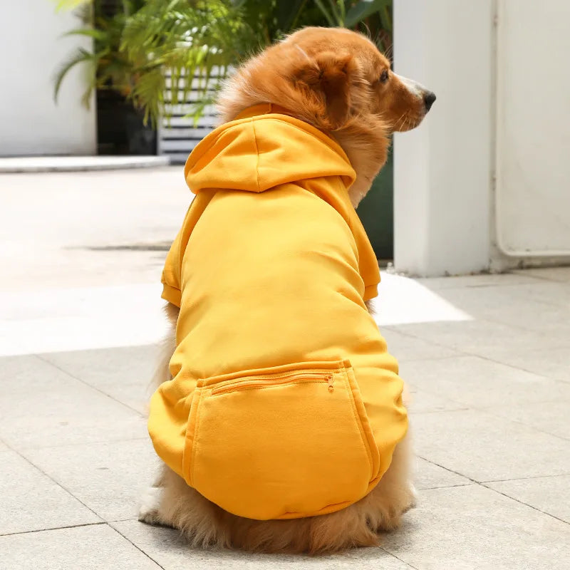 Hooded Long Sleeve Sweatshirt For Large Dogs