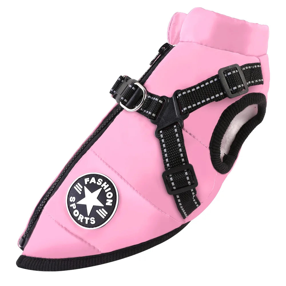 Waterproof Dog Vest with Harness