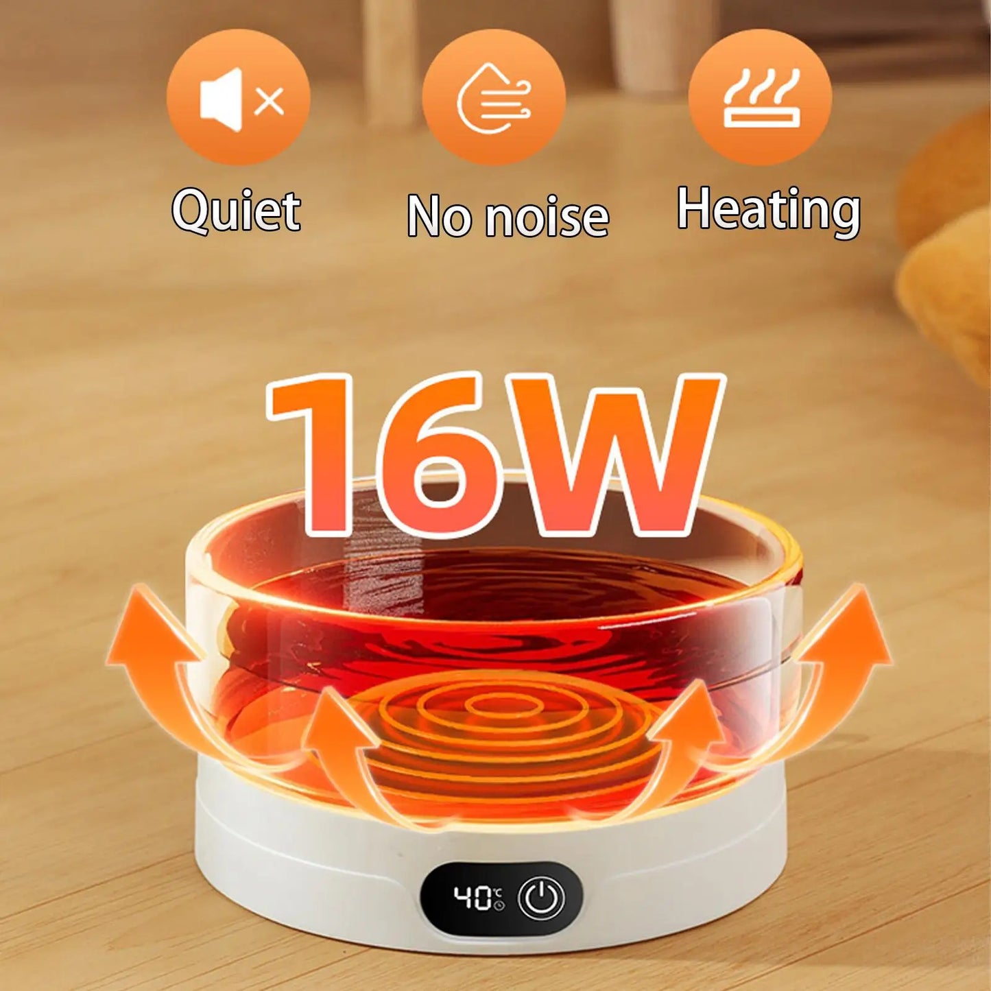 Heated Pet Cat Dog Water Bowl