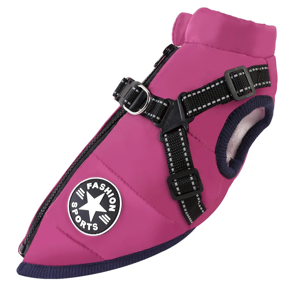 Waterproof Dog Vest with Harness