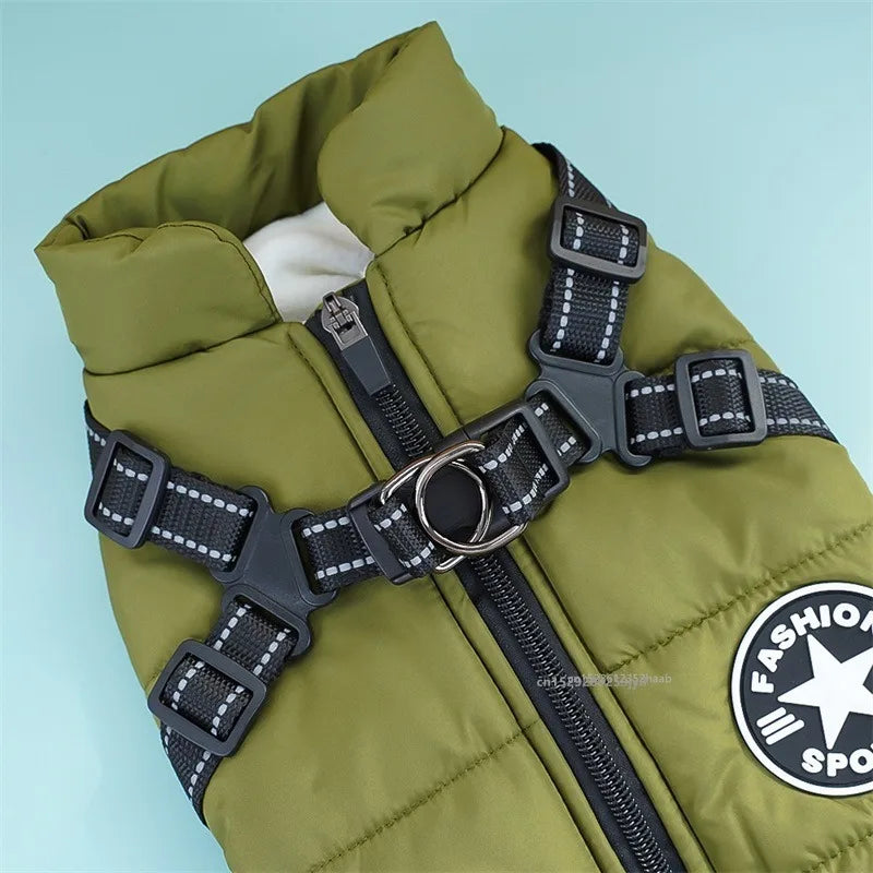 Waterproof Dog Vest with Harness