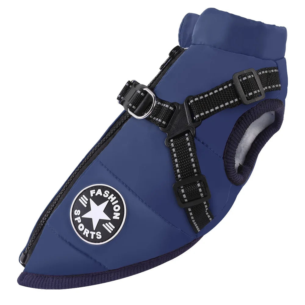 Waterproof Dog Vest with Harness