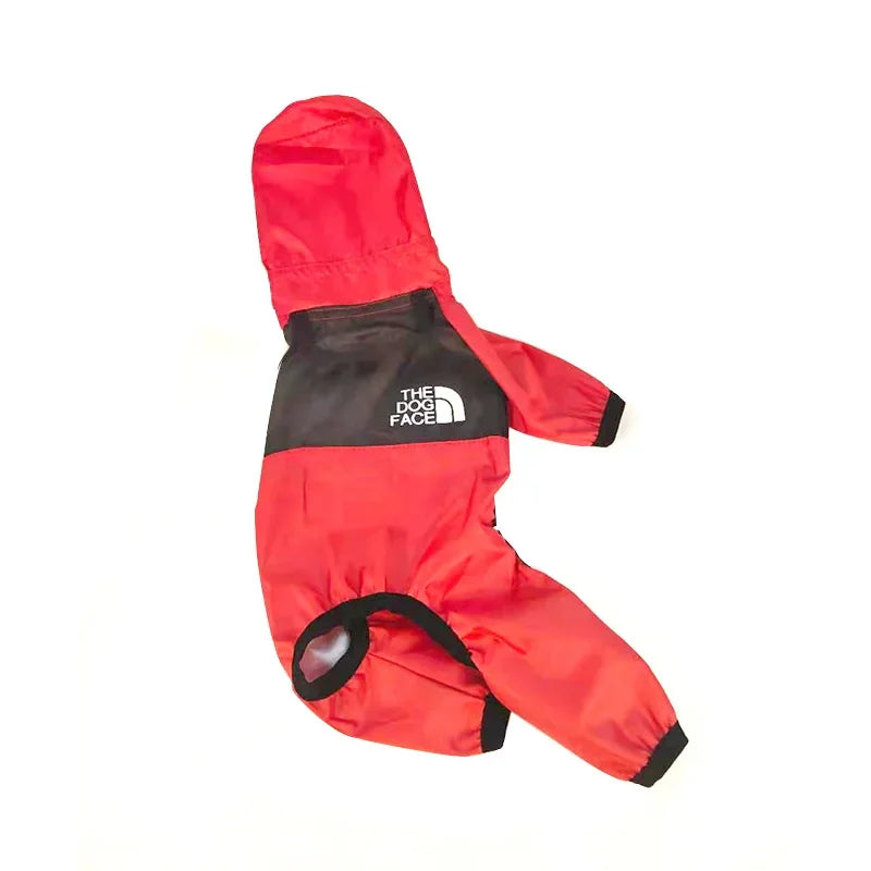 TheDogFace Raincoat Transparent Hooded Jumpsuit