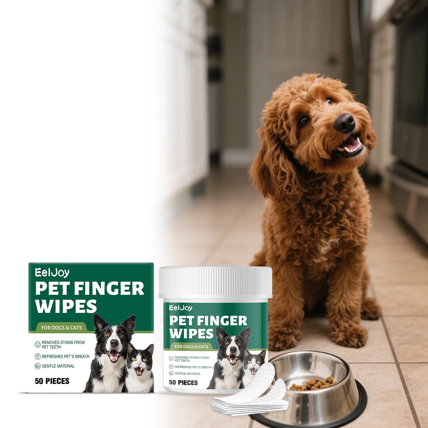 Pet Teeth Cleaning Wipes
