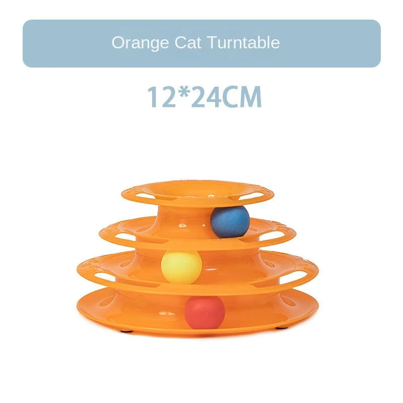 Four-layer Turntable Pet Intelligence Training