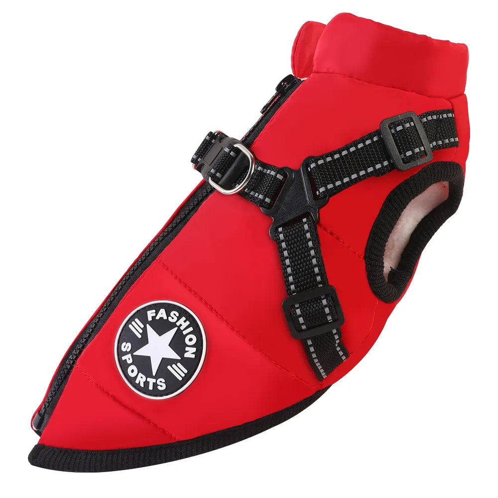 Waterproof Dog Vest with Harness