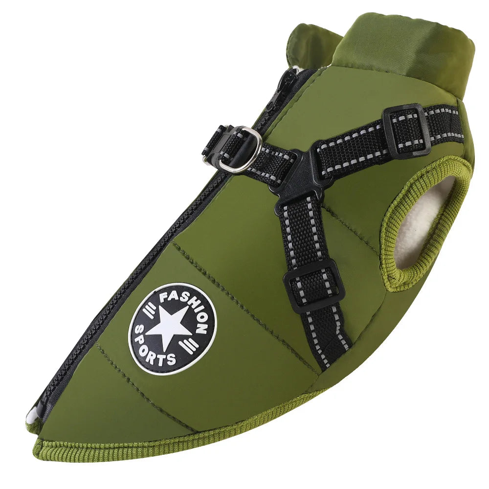Waterproof Dog Vest with Harness