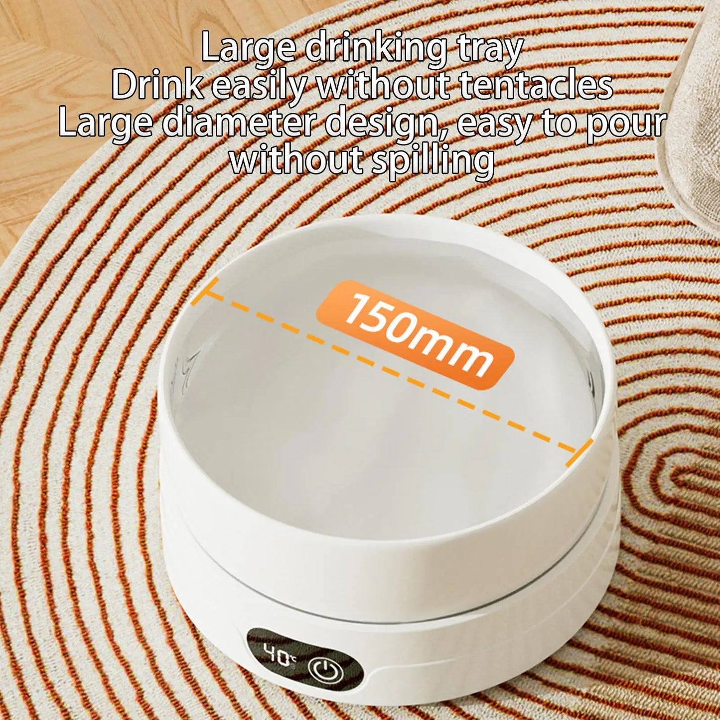 Heated Pet Cat Dog Water Bowl